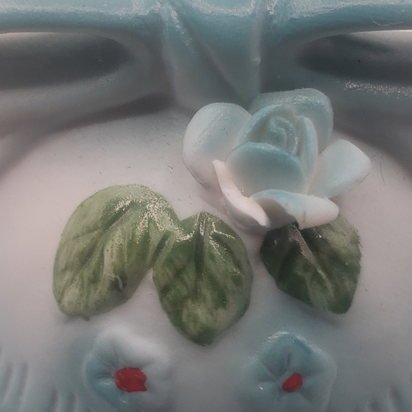 Four Studio Shop Mugs Susan Winget 3 Blue And One Green Butterflies And Flowers - Picture 6 of 7